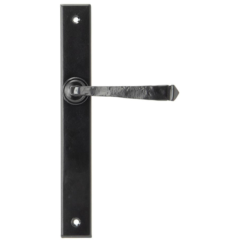 From The Anvil - Avon Slimline Lever Latch Set - Black - 92133 - Choice Handles