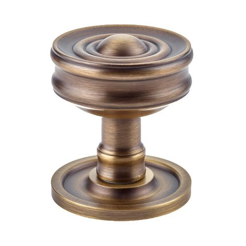 Burlington - Bloomsbury Mortice Door Knob Furniture - Antique Brass - BUR101AB - Choice Handles