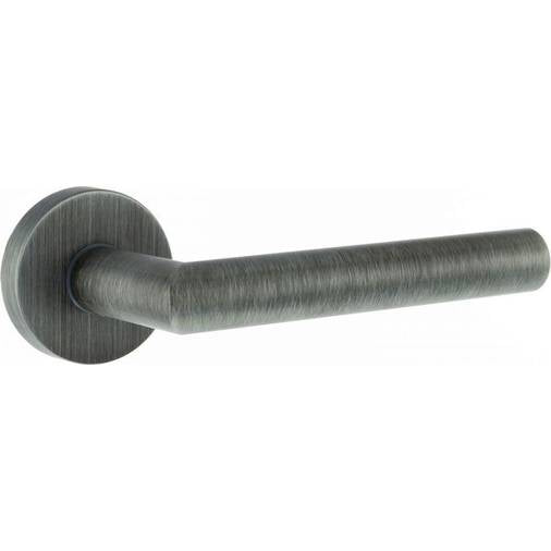 Atlantic - Forme Elle Designer Lever on Minimal Round Rose - Urban Graphite - FMR236UG - Choice Handles