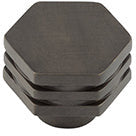 Hoxton Nile 30mm Hexagonal Cupboard Knob - Dark Bronze - HOX330DB - Choice Handles