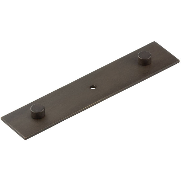 Hoxton Fanshaw 140x30mm Backplate for Cabinet Knobs - Dark Bronze - HOX5090DB - Choice Handles