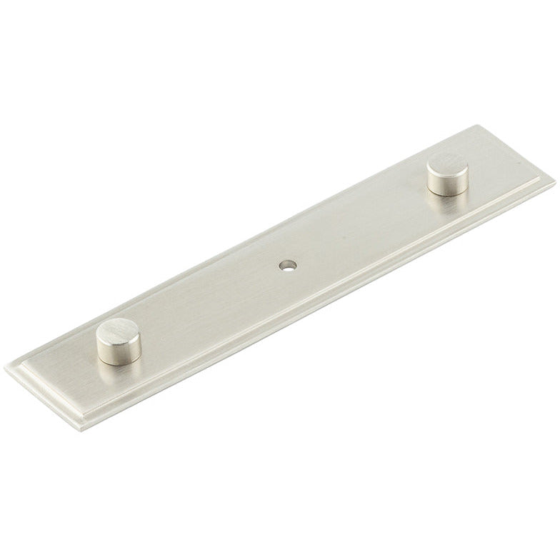 Hoxton Rushton 140x30mm Backplate for Cabinet Knobs - Satin Nickel - HOX6090SN - Choice Handles