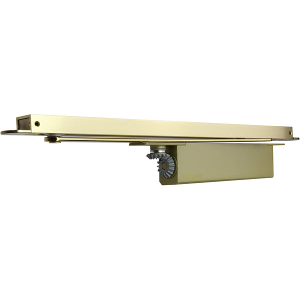 Rutland® ITS.11204.2.5.SB  - EN 2-4 Concealed Cam Action Door Closer - Satin Brass - Choice Handles