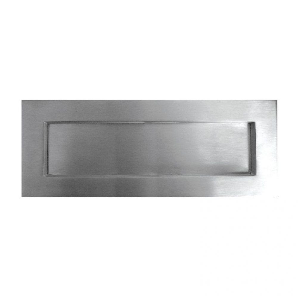 Frelan - Letter Plate 305mm x 100mm - Satin Chrome - JV36ASC