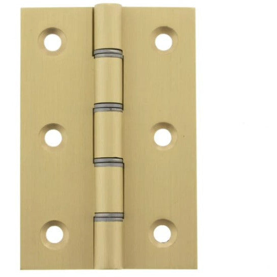 Atlantic Washered Hinges 3" x 2" x 2.2mm - Satin Brass - AWH3222SB - (Pair) - Choice Handles