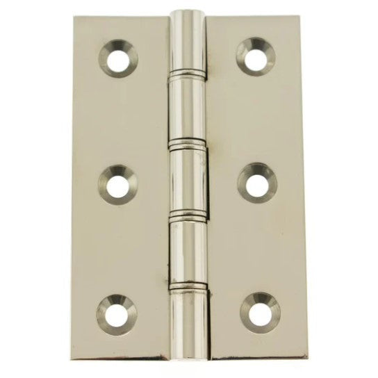 Atlantic Washered Hinges 3" x 2" x 2.2mm - Polished Nickel - AWH3222PN - (Pair) - Choice Handles