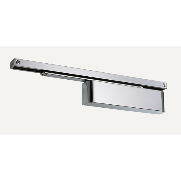 Rutland® TS.11204.SR.2.PNPPNP - EN 2-4 Cam Action Door Closer Radius Cover - Polished Nickel - Choice Handles