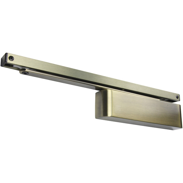 Rutland® TS.11204.SR.2.ABAB - EN 2-4 Cam Action Door Closer Radius Cover - Antique Brass - Choice Handles