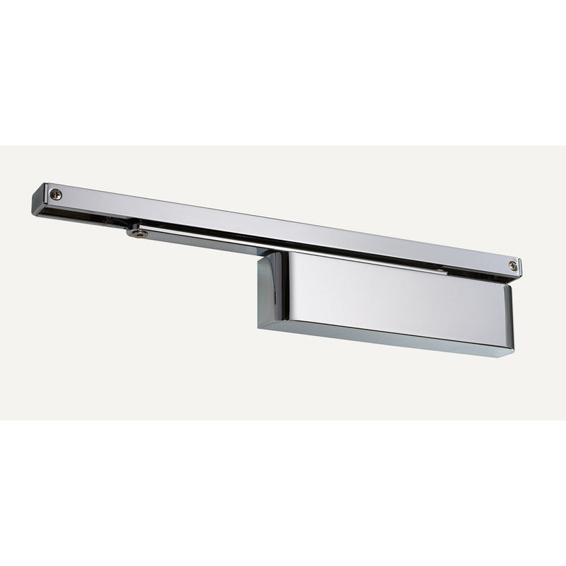 Rutland® TS.11205.SR.2.PNPPNP - EN 2-5 Concealed Slide Arm Cam Action Door Closer - Polished Nickel - Choice Handles