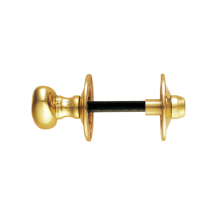 Carlisle Brass - Oval Thumb Turn with Coin Release  - Polished Brass - AA133 - Choice Handles