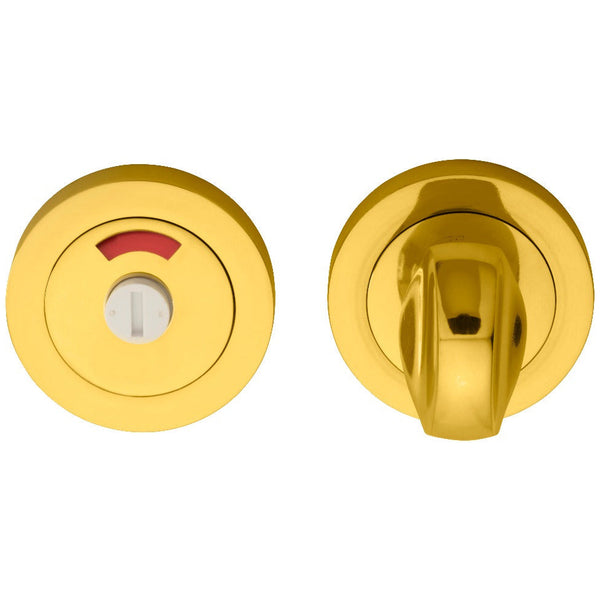 Manital - Turn and Release with Indicator - Polished Brass - AQ11 - Choice Handles