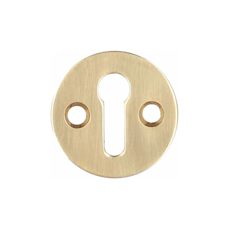 Alexander and Wilks - Victorian Standard Profile Escutcheon - Polished Brass - AW399PBL - Choice Handles