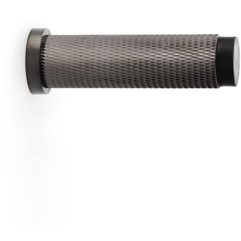 Alexander and Wilks - Brunel Knurled Door Stop - Dark Bronze PVD - AW600-75-DBZPVD - Choice Handles