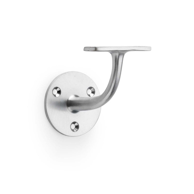 Alexander and Wilks - Architectural Handrail Bracket - Satin Chrome - AW750SC - Choice Handles