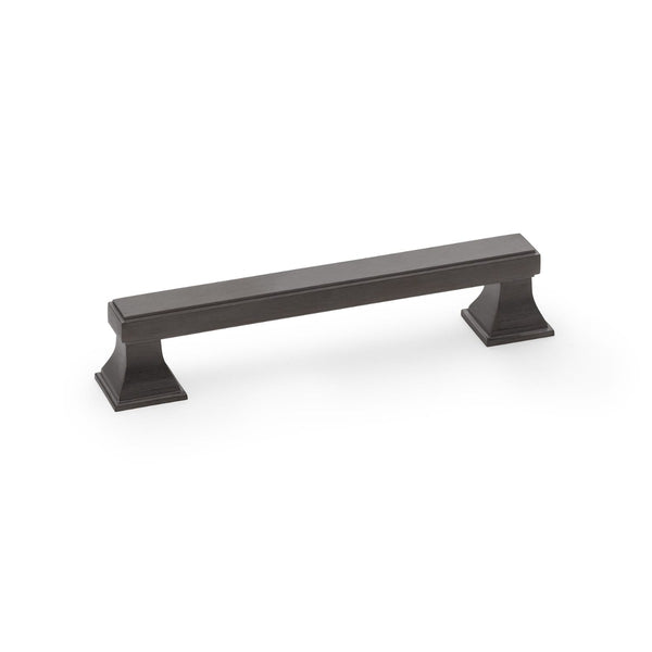 Alexander and Wilks - Jesper Square Cabinet Pull Handle - Dark Bronze PVD - Centres 128mm - AW813-128-DBZPVD - Choice Handles