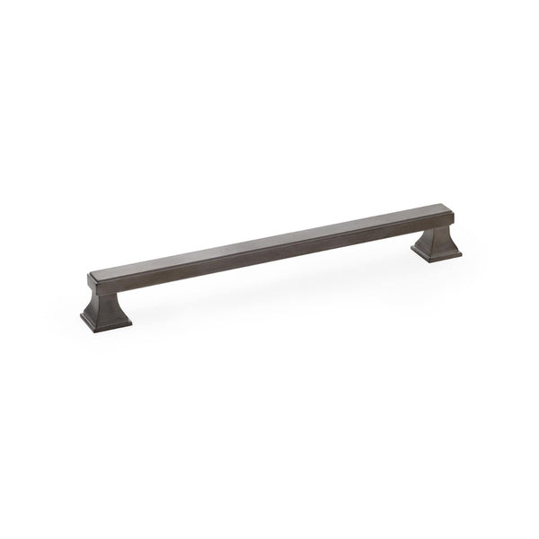 Alexander and Wilks - Jesper Square Cabinet Pull Handle - Dark Bronze PVD - 224mm - AW813-224-DBZPVD - Choice Handles