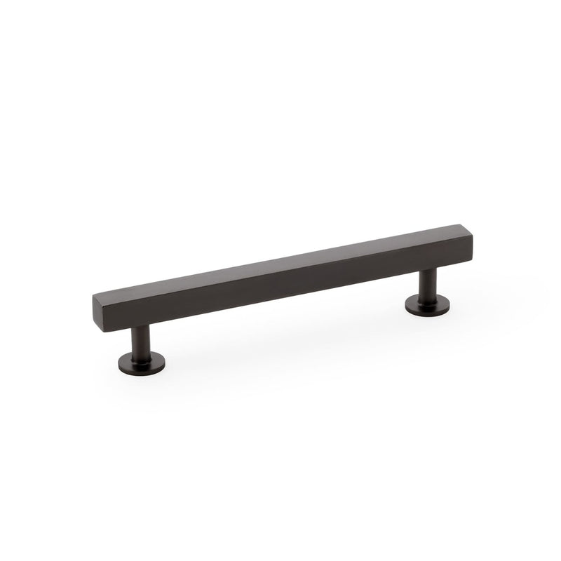 Alexander and Wilks - Square T-Bar Cabinet Pull Handle - Dark Bronze - 128mm - AW815-128-DBZ - Choice Handles