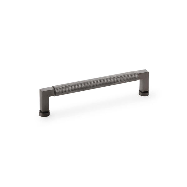 Alexander and Wilks - Camille Knurled Cabinet Pull Handle - Dark Bronze PVD - AW819-160-DBZPVD - Choice Handles