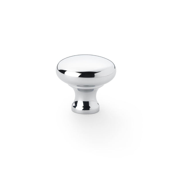 Alexander and Wilks  - Wade Round Cupboard Knob - Polished Chrome - 32mm - AW836-32-PC - Choice Handles
