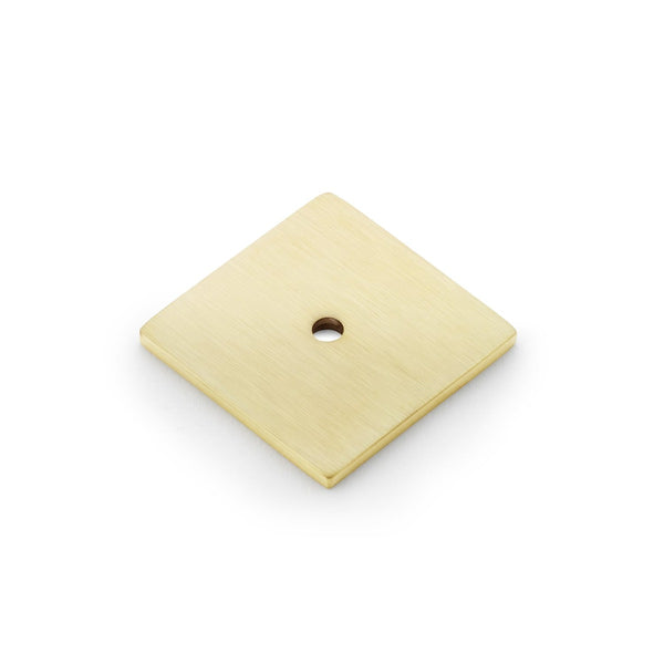 Alexander and Wilks Quantock Square Backplate - Satin Brass PVD - AW893-38-SBPVD - Choice Handles