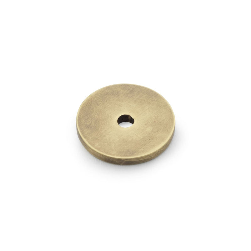 Alexander and Wilks - Circular Backplate - Antique Bronze - Diameter 25mm - AW895-25-ABZ - Choice Handles