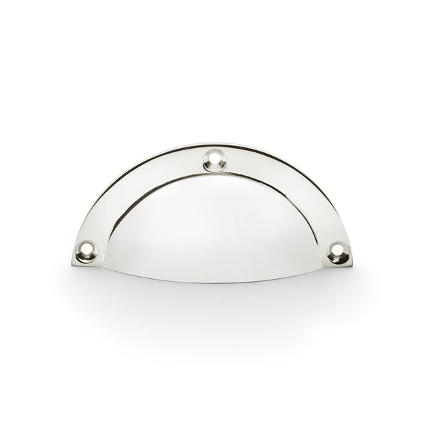 Alexander and Wilks - Raoul Cup Handle - Polished Nickel - AW910PN - Choice Handles