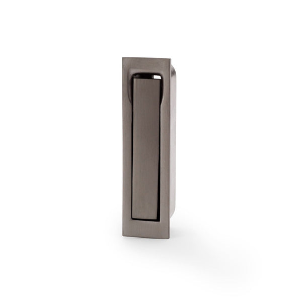 Alexander and Wilks - Square Sliding Door Edge Pull - Dark Bronze PVD - AW990DBZPVD - Choice Handles