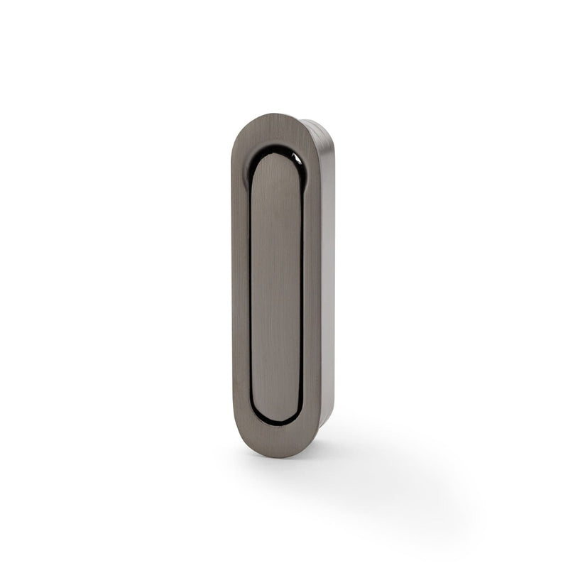 Alexander and Wilks - Radius Sliding Door Edge Pull - Dark Bronze PVD - AW991DBZPVD - Choice Handles