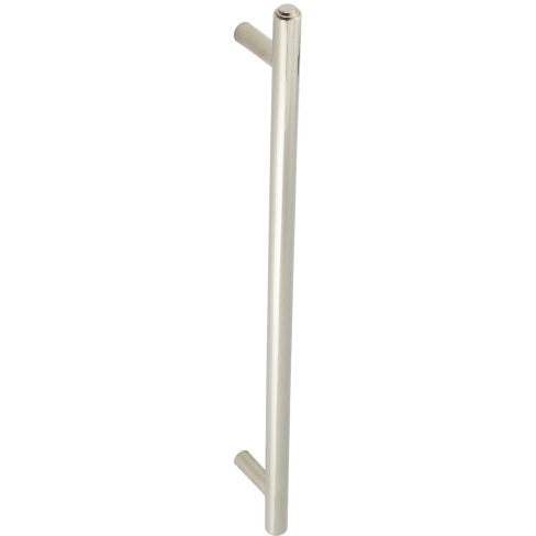 Burlington Belgrave - 425x20mm Pull Handle, Bolt Through Fixing - Polished Nickel - BUR1000DBFF - Choice Handles