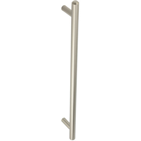 Burlington Belgrave - 425x20mm Pull Handle, Bolt Through Fixing - Satin Nickel - BUR1000SN - Choice Handles