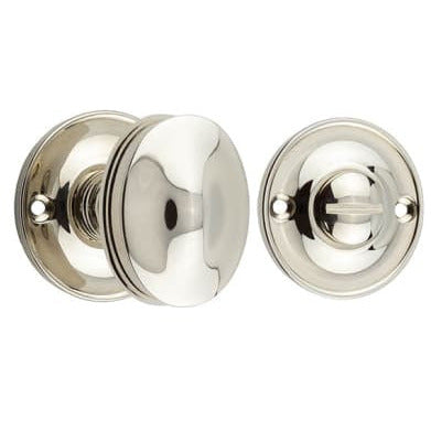 Frelan - Burlington Berkely & Bloomsbury 40mm Bathroom Turn & Release - Polished Nickel - BUR120PN - Choice Handles