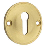 Burlington Berkely & Bloomsbury - 40mm Std Keyway Escutcheon - Satin Brass - BUR121SB - Choice Handles