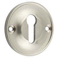 Burlington Berkely & Bloomsbury - 40mm Std Keyway Escutcheon - Satin Nickel - BUR121SN - Choice Handles