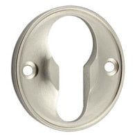 Burlington Berkely & Bloomsbury - 40mm Euro Keyway Escutcheon - Satin Nickel - BUR122SN - Choice Handles