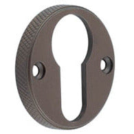 Burlington - 40mm Westbourne Euro Escutcheon - Dark Bronze  - BUR181DB - Choice Handles