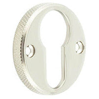 Burlington - 40mm Westbourne Euro Escutcheon - Polished Nickel - BUR181PN - Choice Handles