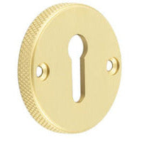 Burlington - 40mm Westbourne Standard Key Escutcheon - Satin Brass - BUR182SB - Choice Handles