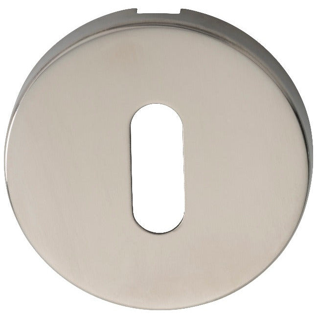 Eurospec - Standard Lock Escutcheon - Bright Stainless Steel - CSP1005BSS - Choice Handles