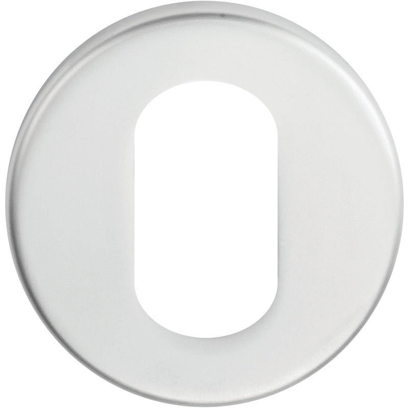 Eurospec - Oval Profile Escutcheon - Satin Stainless Steel - CSU1005SSS - Choice Handles