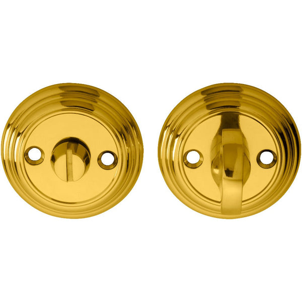 Carlisle Brass - Delamain Large Turn and Release - Polished Brass - DK12 - Choice Handles