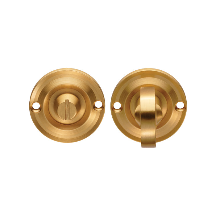 Carlisle Brass - Delamain Small Turn and Release - Satin Brass - DK13SB - Choice Handles