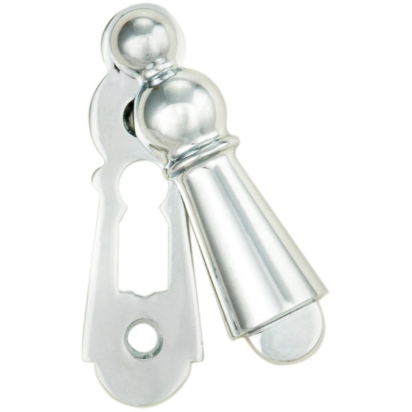 Carlisle Brass - Delamain Large Covered Escutcheon - Polished Chrome - DK4CP - Choice Handles