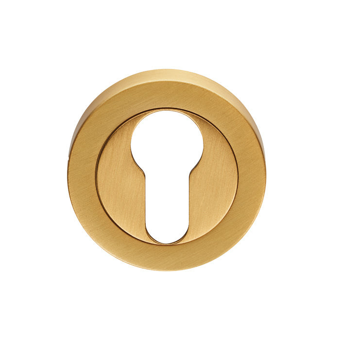 Carlisle Brass - Euro Escutcheon - Satin Brass - EUL001SB - Choice Handles