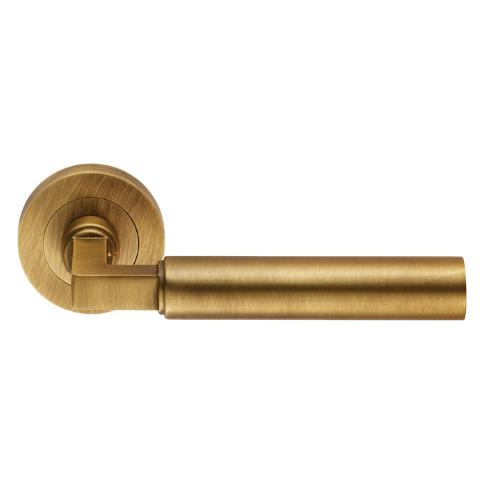 Carlisle Brass - Amiata Lever on Rose - Antique Brass - EUL040AB - Choice Handles