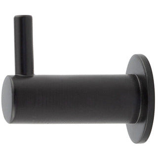 Hoxton Vestry 37mm Cupboard Hook with Rose - Matt Black - HOX665MB - Choice Handles