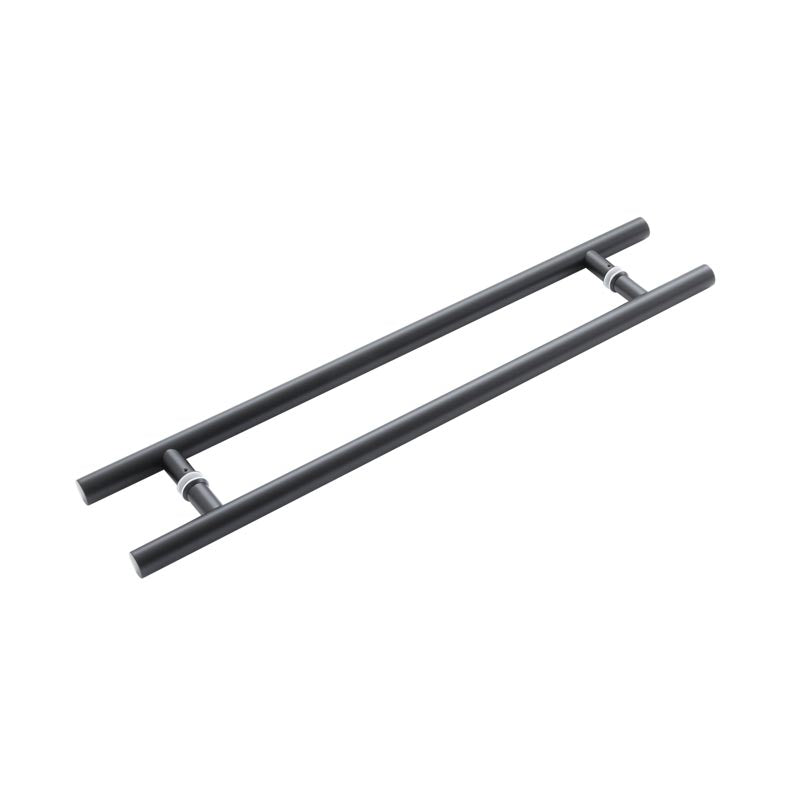 Frelan - Nero 800x32x600mm Guardsman Pull handles Back To Back Fixing - Matt Black - JMB521B (Pair) - Choice Handles