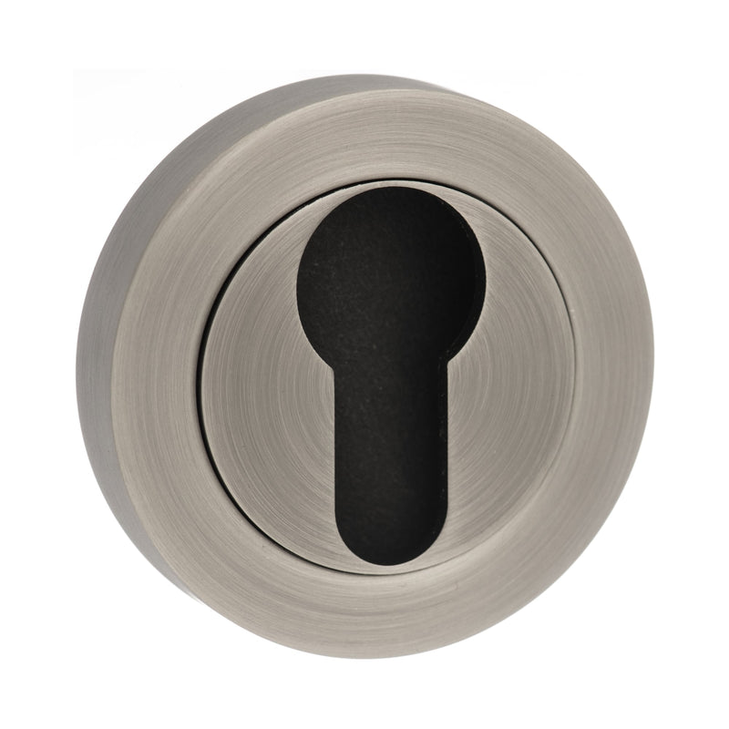 Atlantic Old English Euro Escutcheon - Matt Gun Metal - OEESCEMBN - Choice Handles