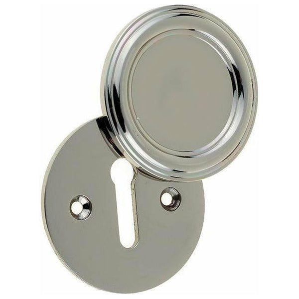 Frelan - Parisian Covered Standard Keyhole Profile Escutcheon - Satin Nickel - JV605SN - Choice Handles