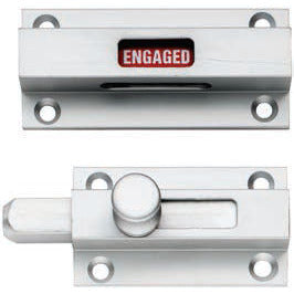 Eurospec - Aluminium Toilet Indicator Bolt - Satin Anodised Aluminium - SAAIND - Choice Handles