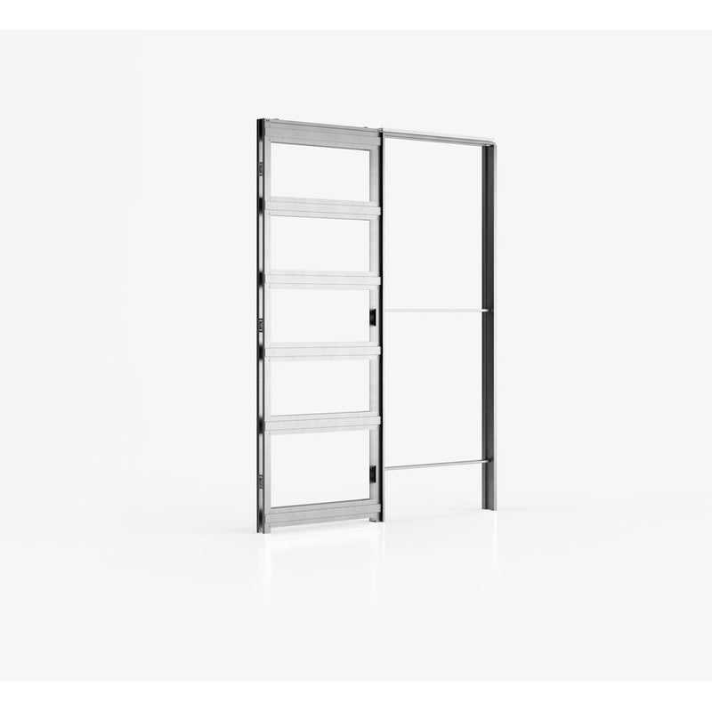 Ermetika EvoKit Single Pocket Door System 838x1981 Door 100mm WT - White - EEK1HWH - Choice Handles